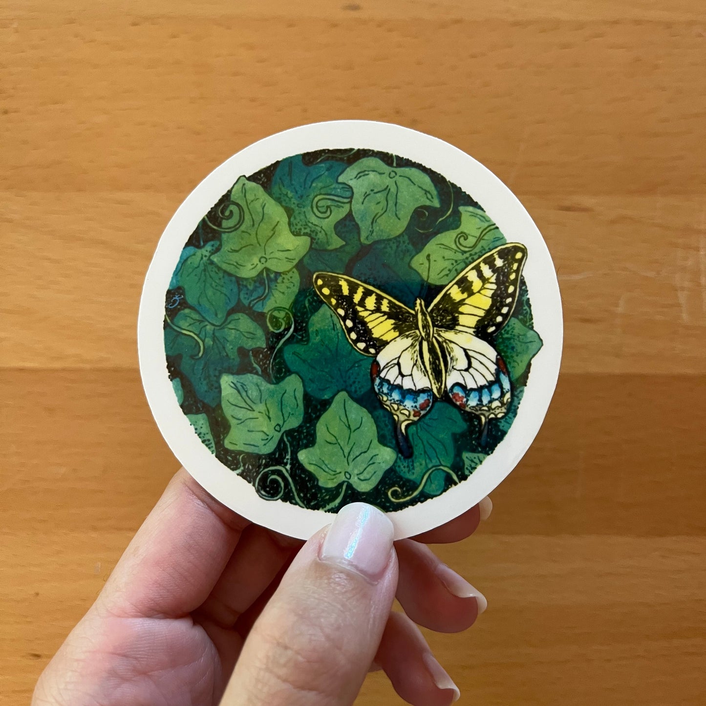 Swallowtail in Ivy Stickers