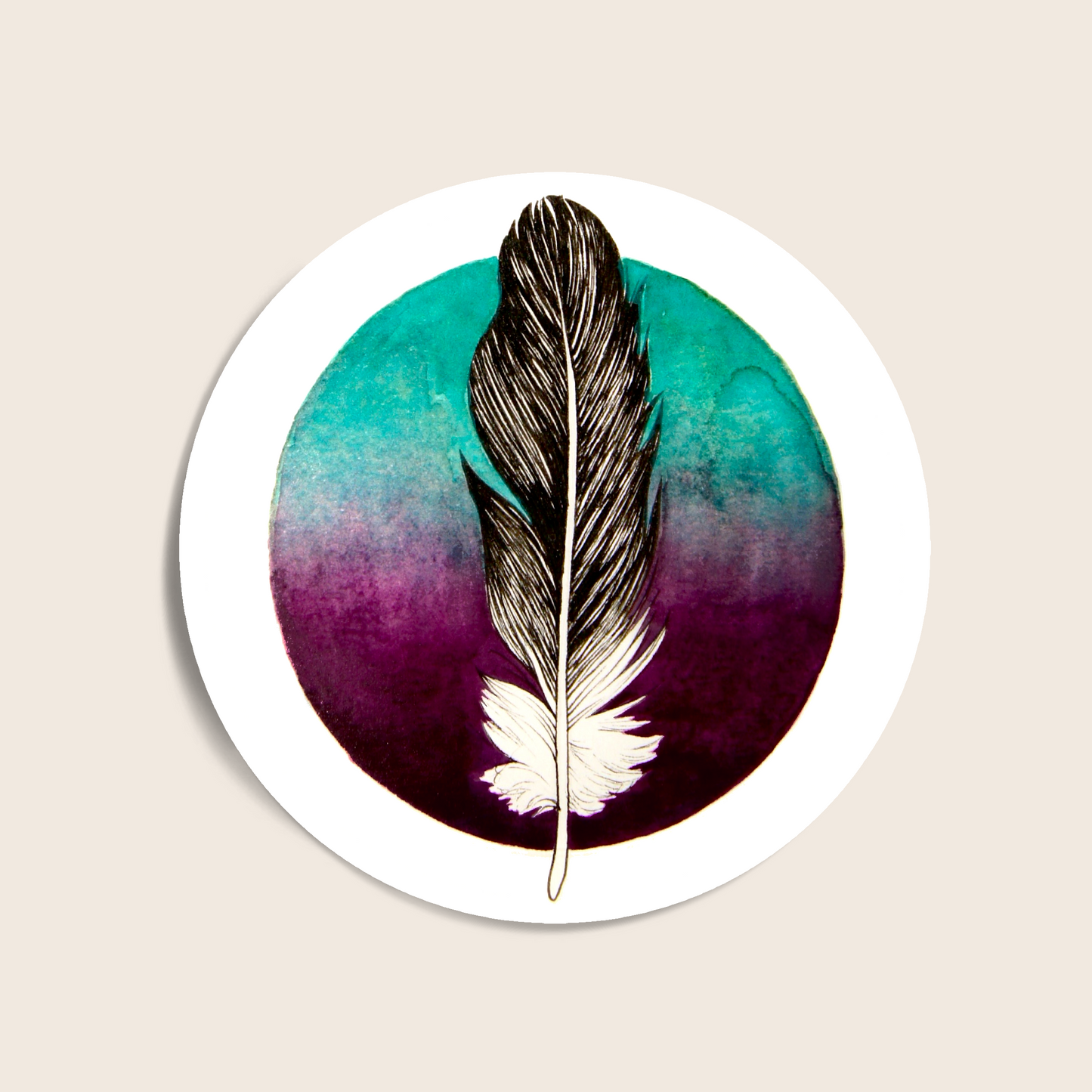 Feather Sticker