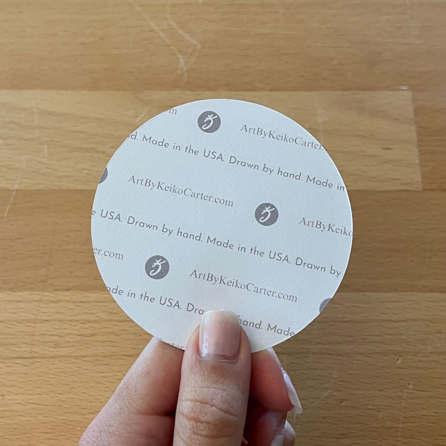 Apple Tea Owl Sticker