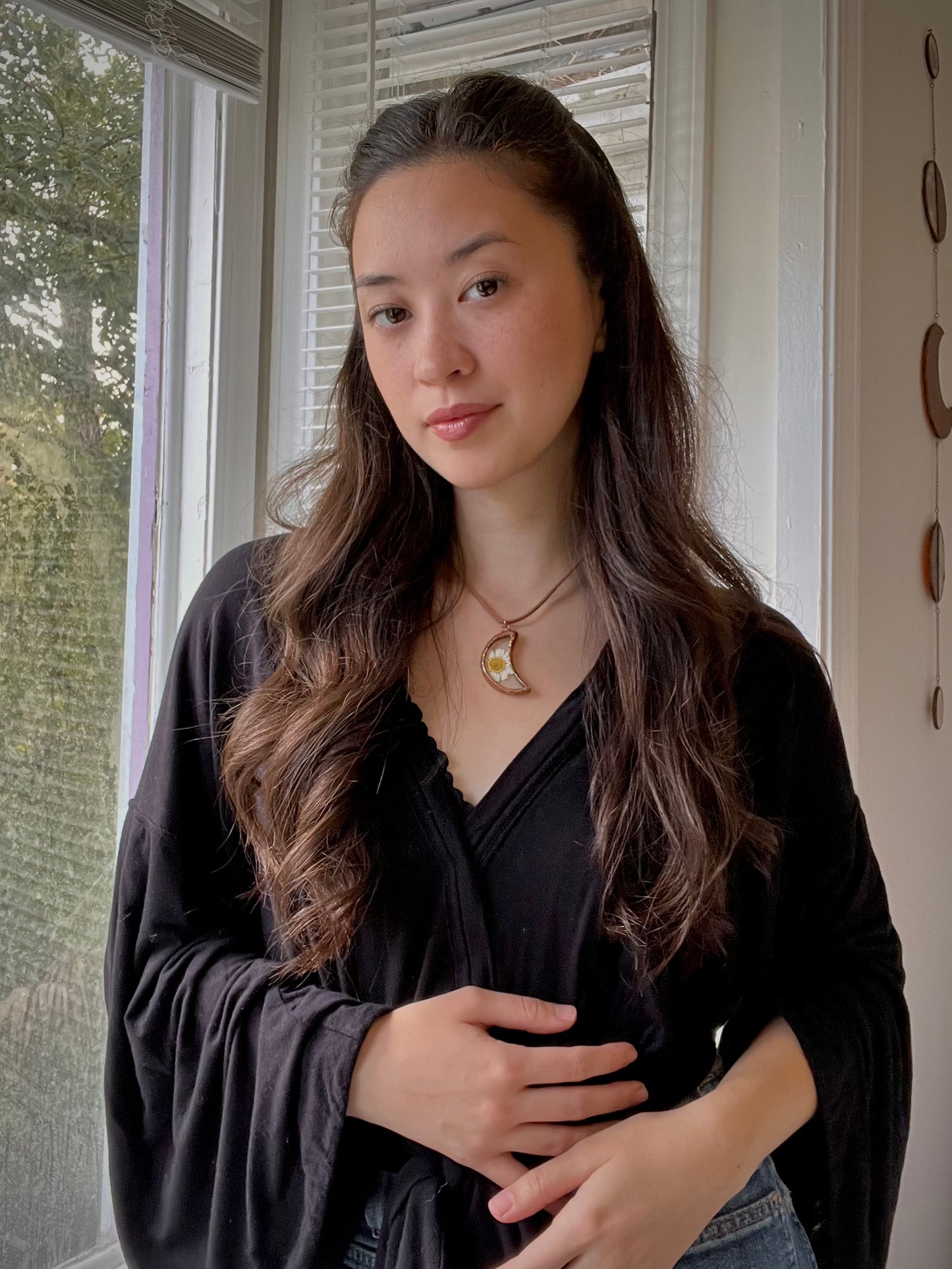 Copper Daisy Necklace