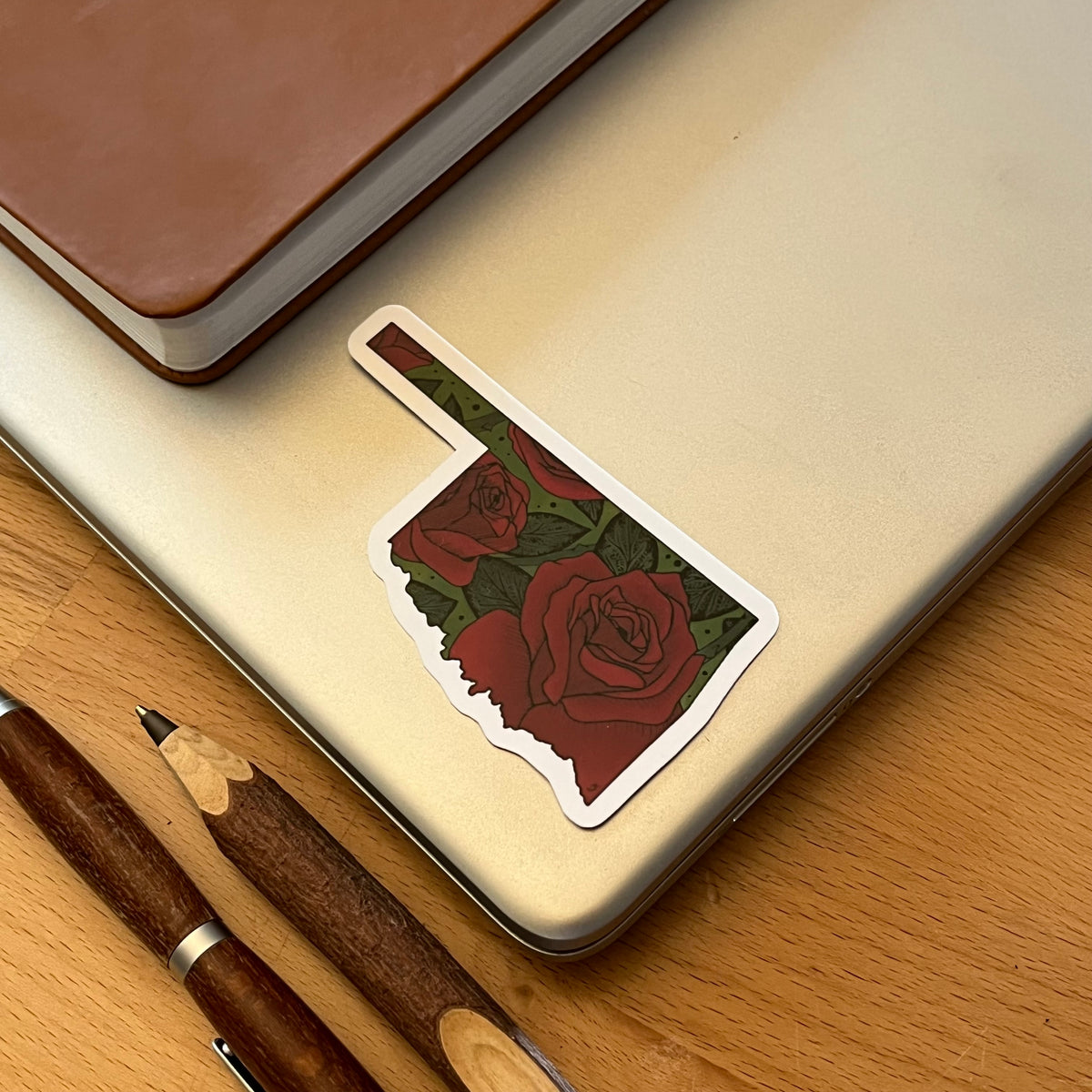 Oklahoma State Flower Sticker
