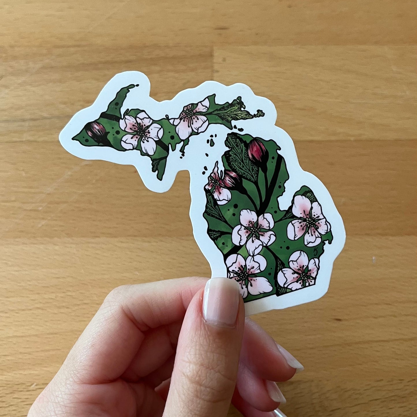 Michigan State Flower Sticker