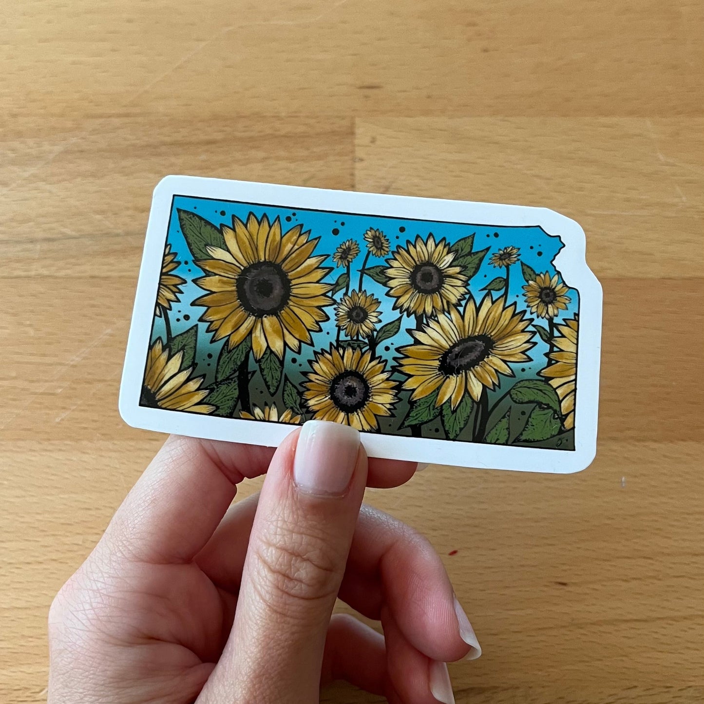 Kansas State Flower Sticker