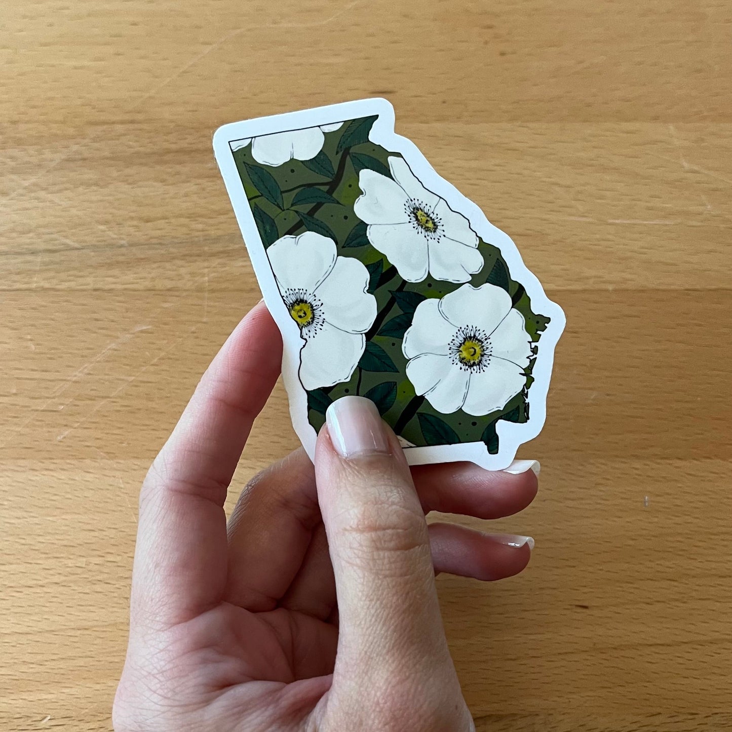 Georgia State Flower Sticker