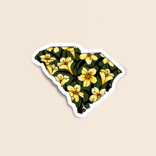 South Carolina State Flower Sticker