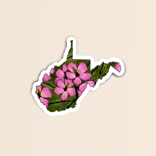 West Virginia State Flower Sticker