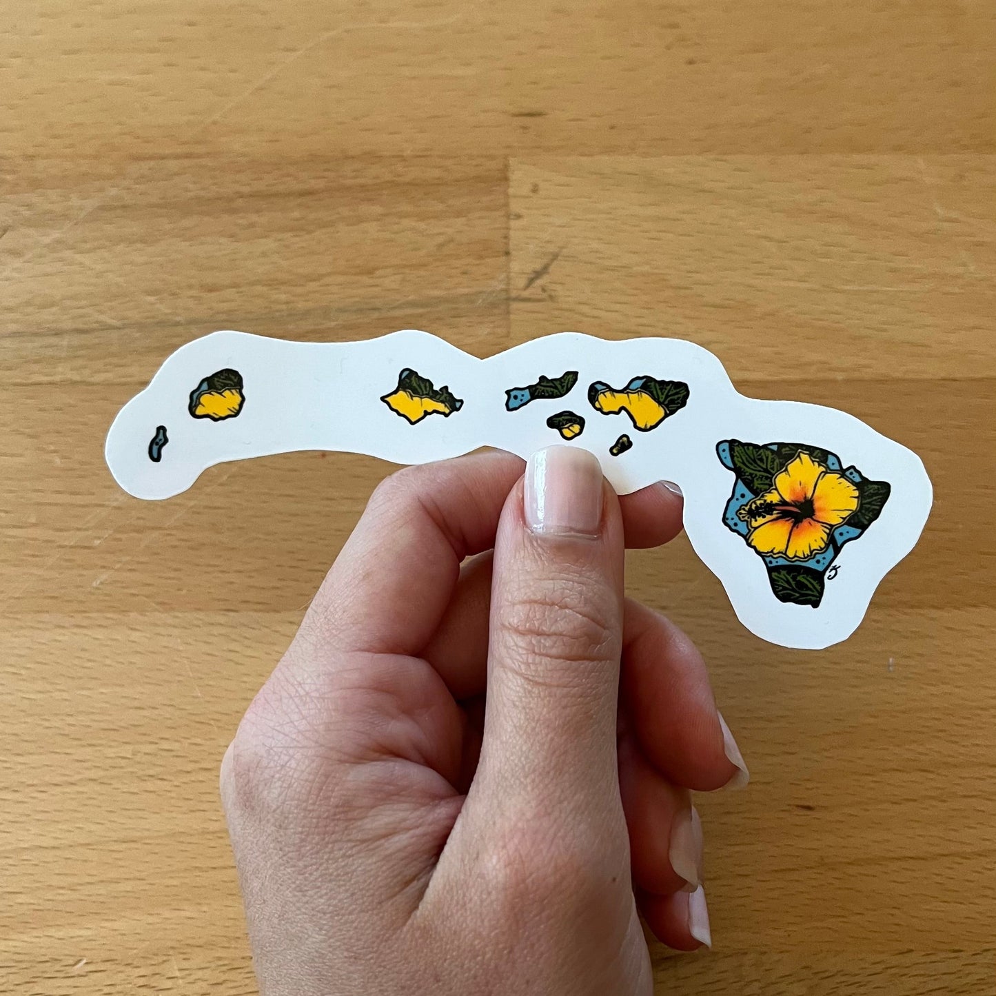 Hawaii State Flower Sticker