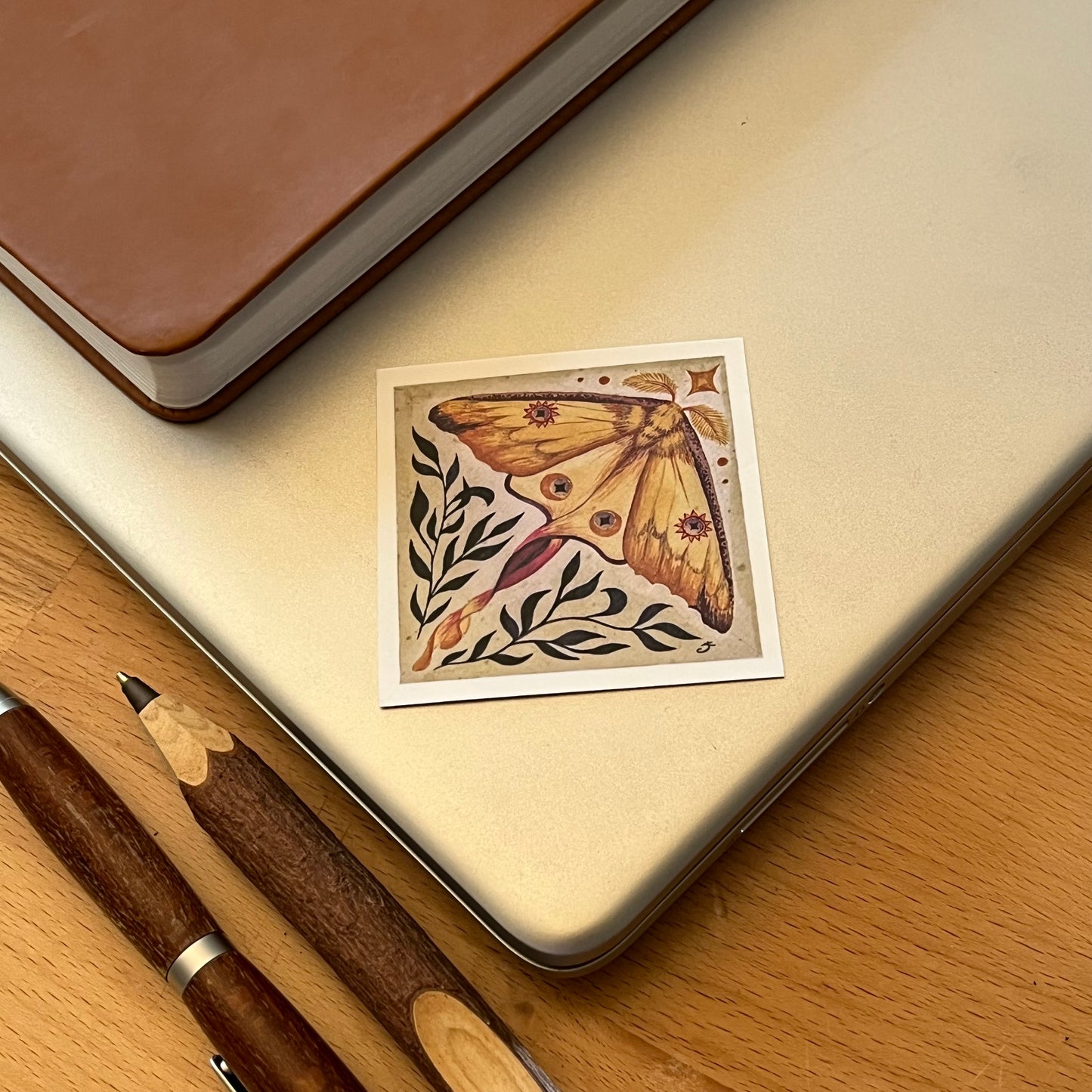 Comet Moth Sticker