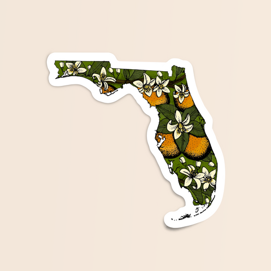 Florida State Flower Sticker
