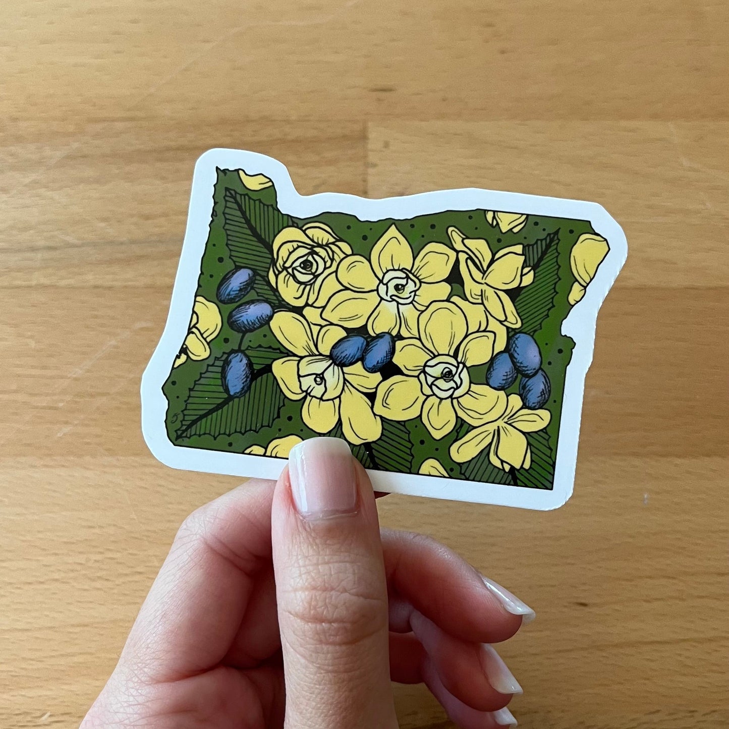 Oregon State Flower Sticker