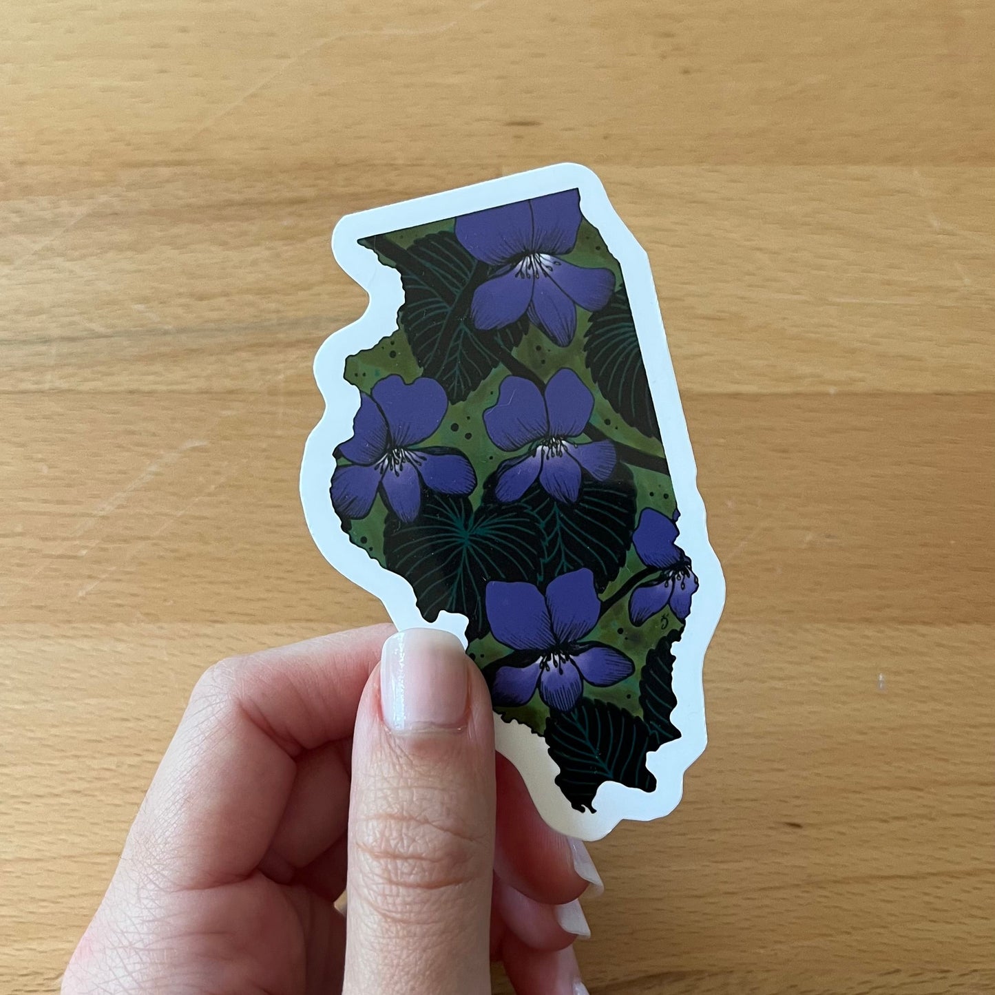 Illinois State Flower Sticker