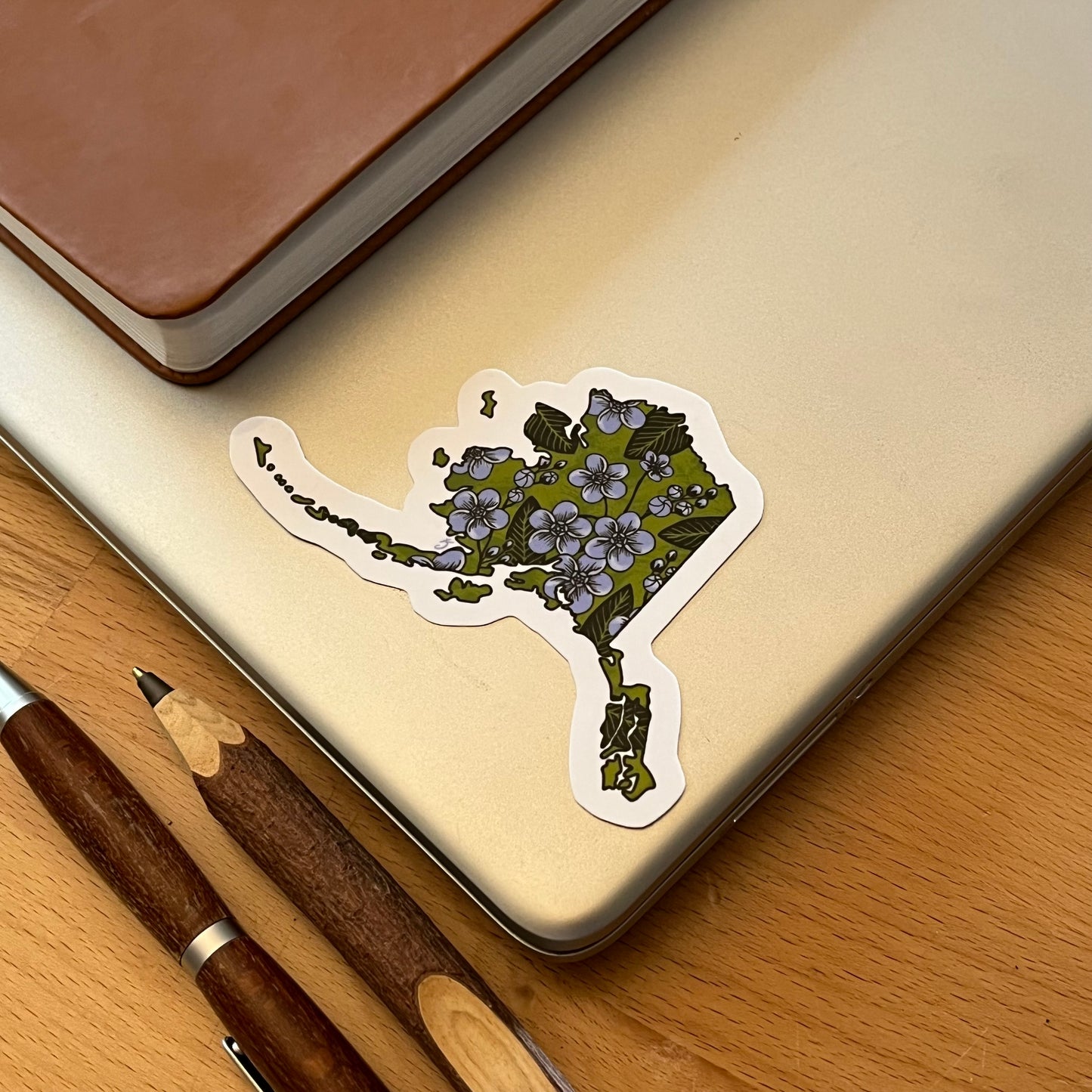 Alaska State Flower Sticker