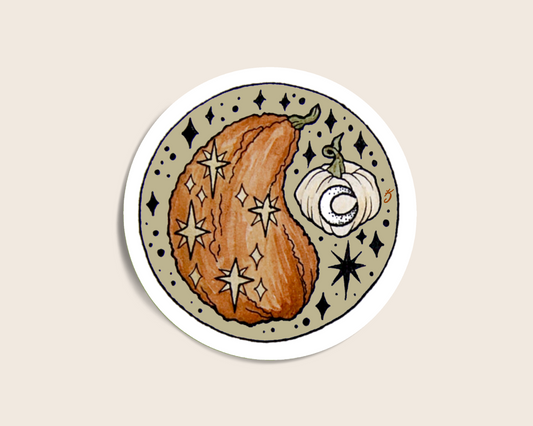 Celestial Pumpkin Sticker