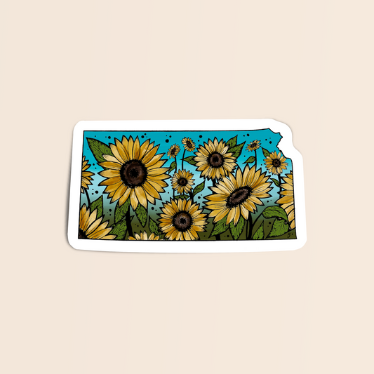 Kansas State Flower Sticker