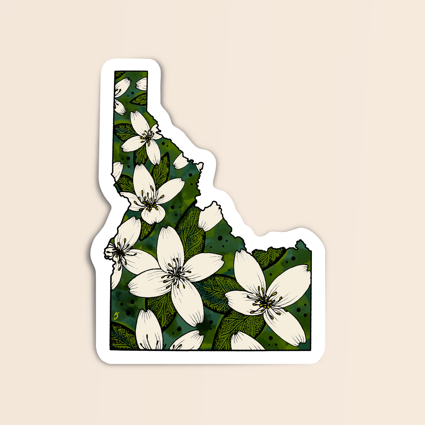 Idaho State Flower Sticker