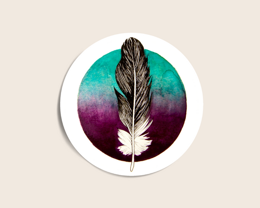 Feather Sticker