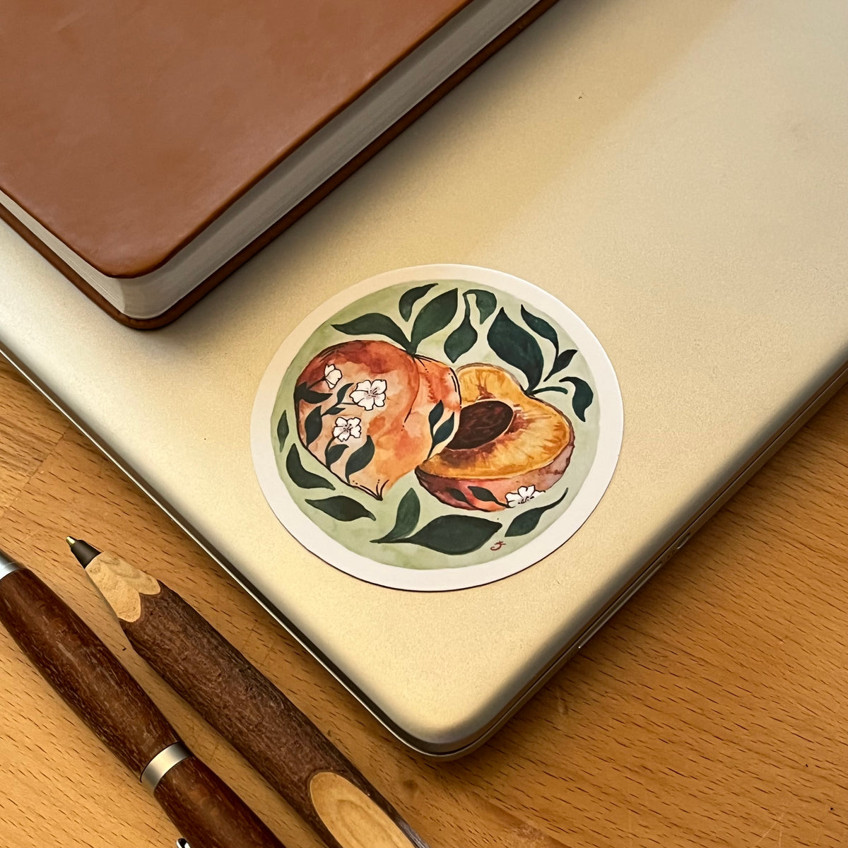 Peaches Sticker
