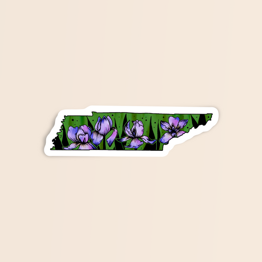 Tennessee State Flower Sticker