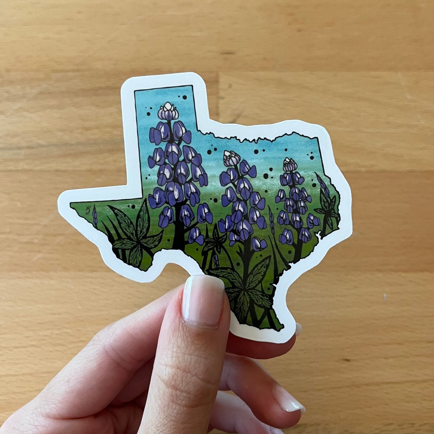 Texas State Flower Sticker
