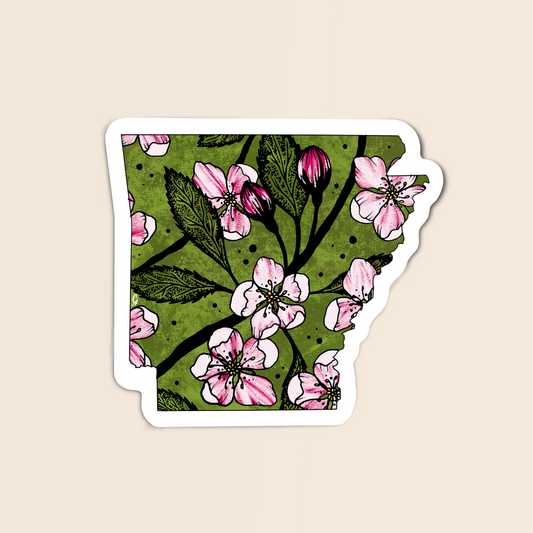 Arkansas State Flower Sticker