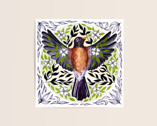 American Robin Sticker