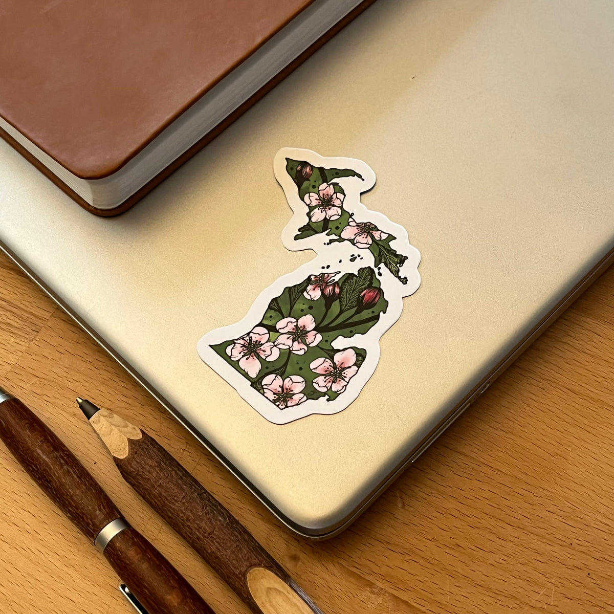 Michigan State Flower Sticker