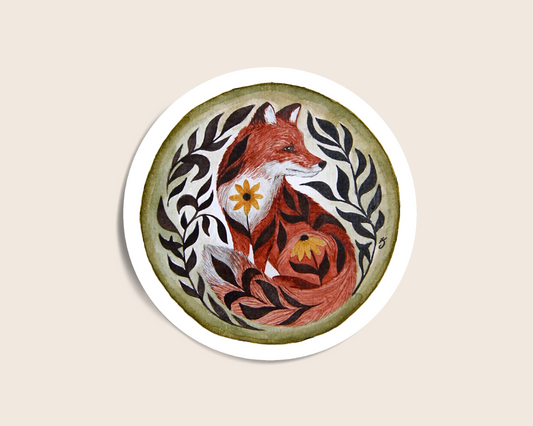 Susan the Fox Sticker