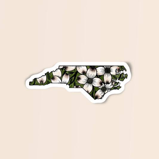 North Carolina State Flower Sticker