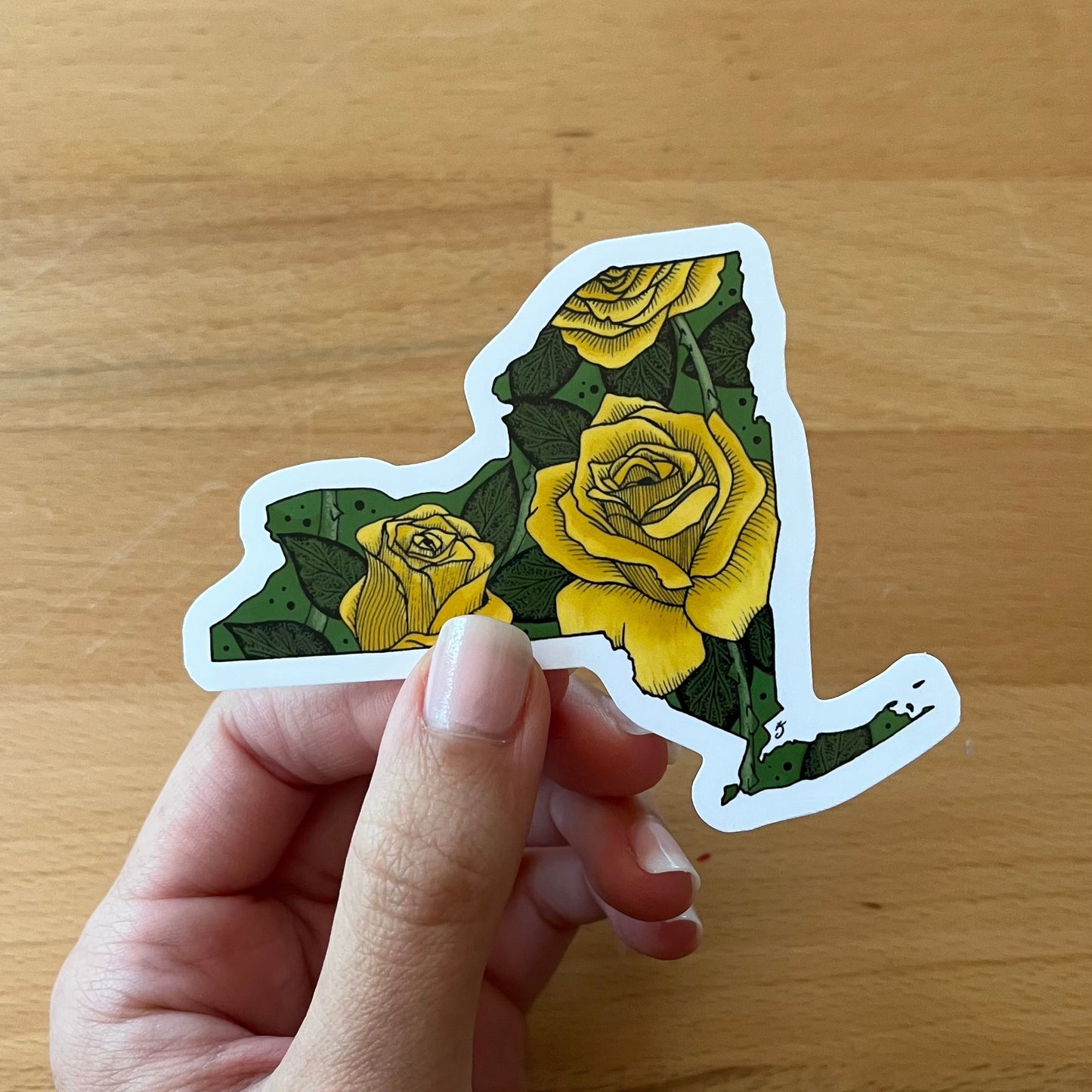 New York State Flower Sticker