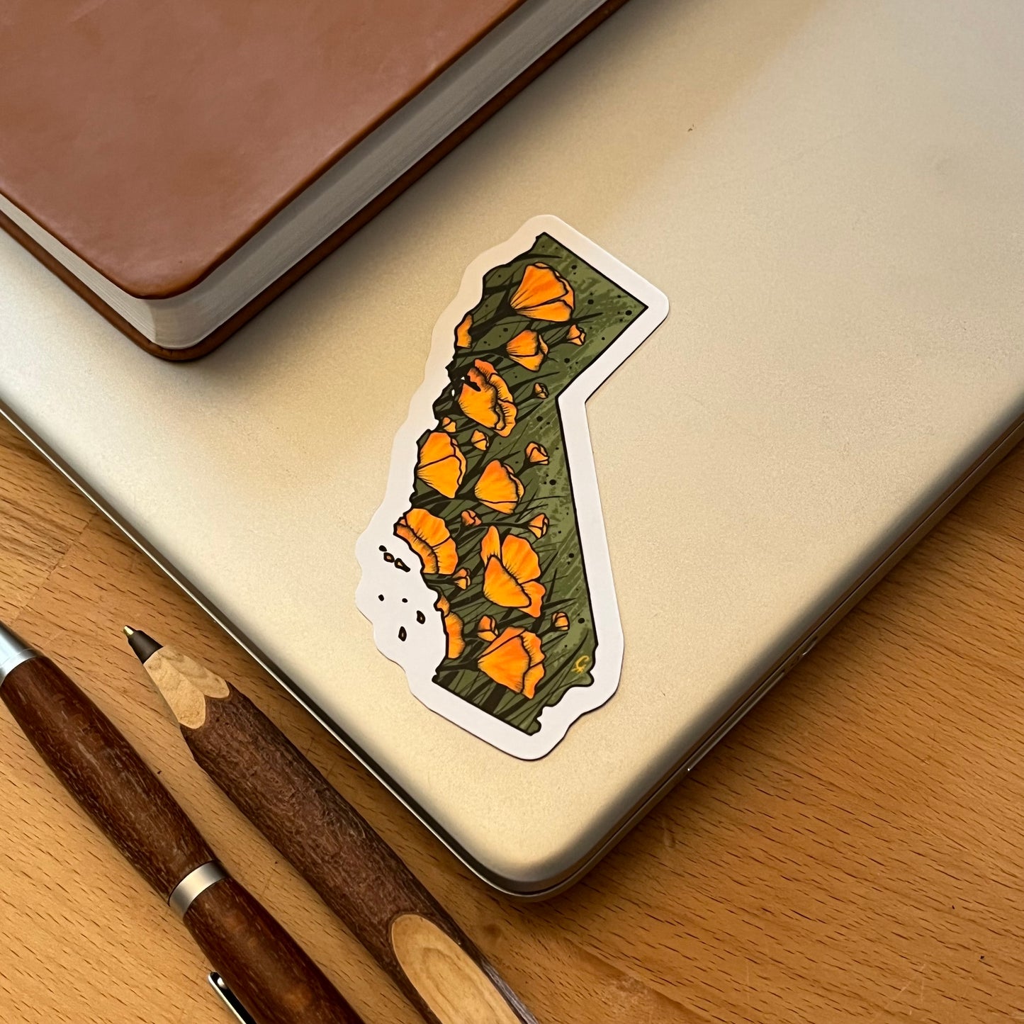 California State Flower Sticker