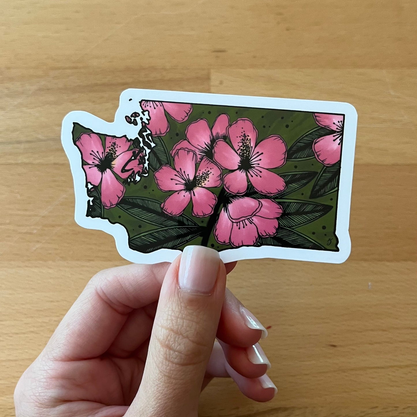 Washington State Flower Sticker