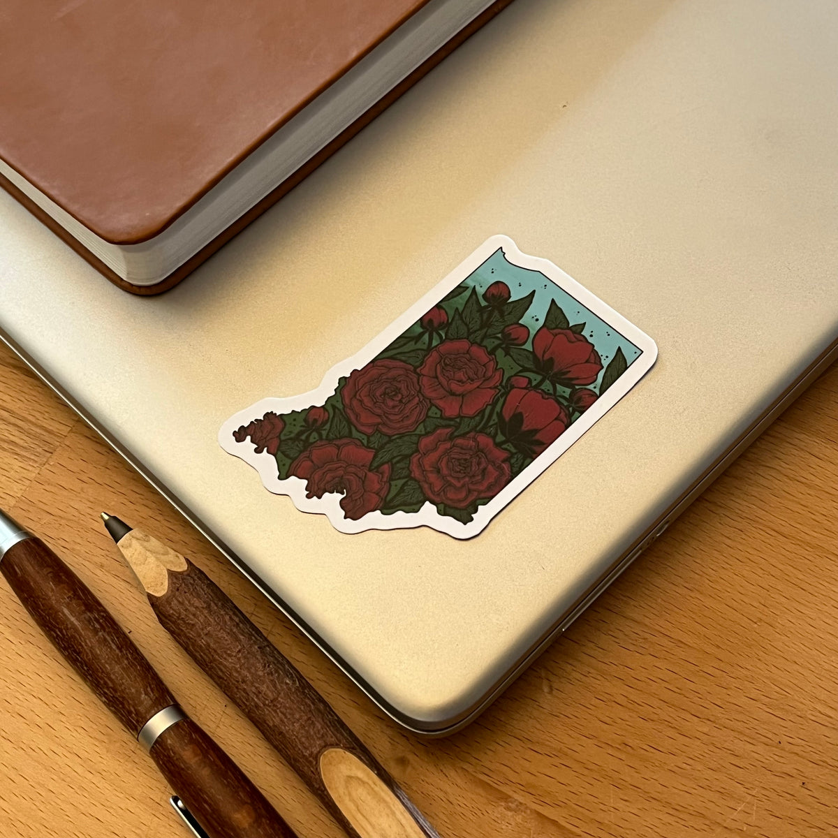 Indiana State Flower Sticker