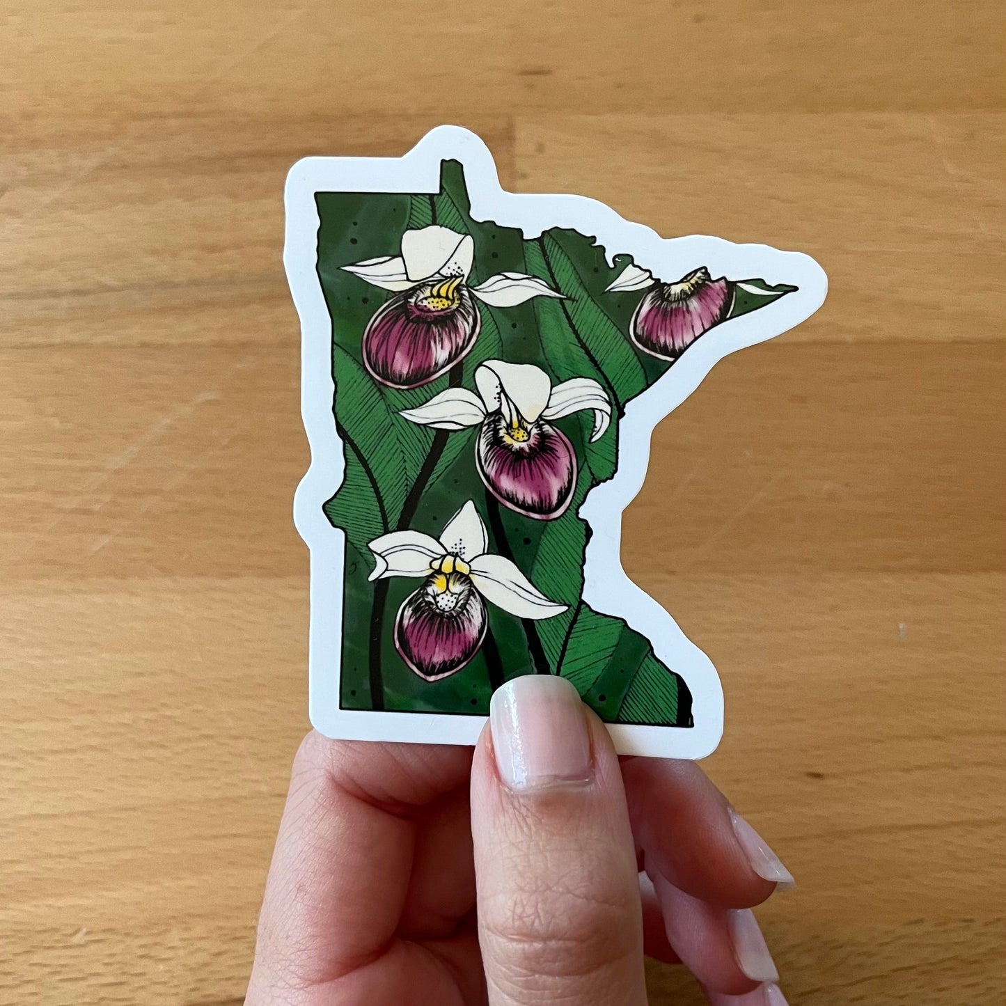 Minnesota State Flower Sticker