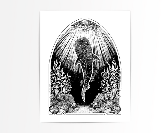 Whale Shark Art Print