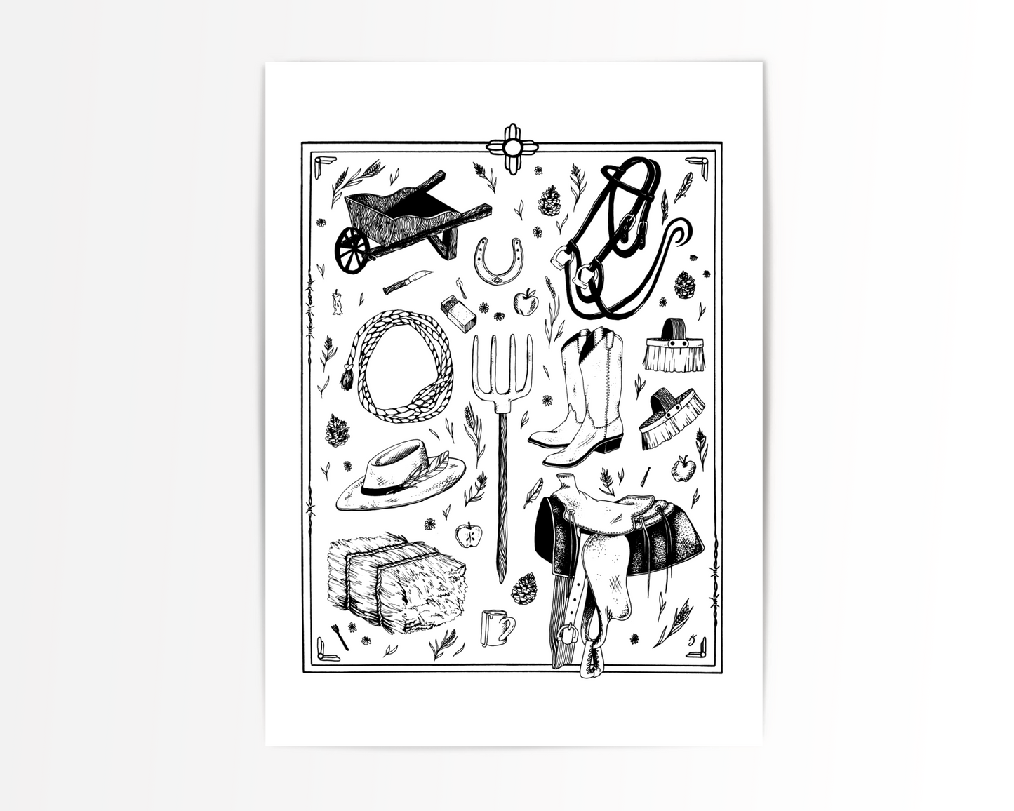 The Wrangler Art Print