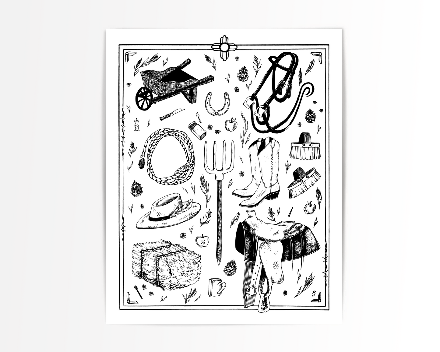 The Wrangler Art Print