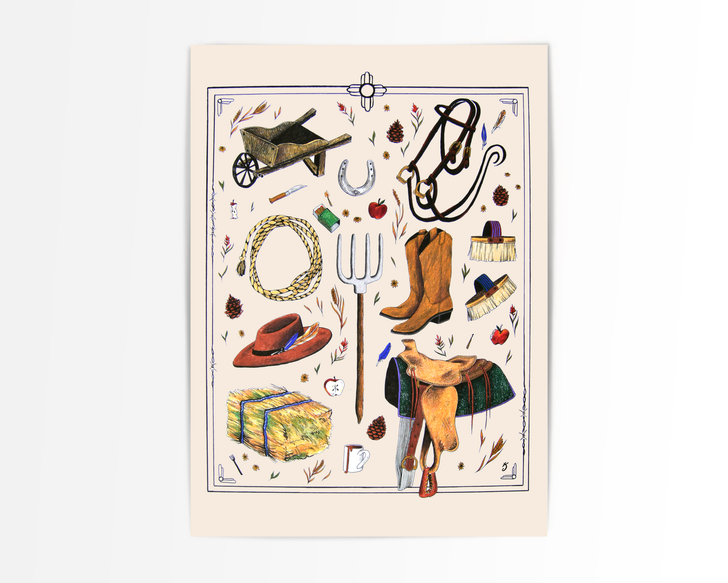 The Wrangler Art Print