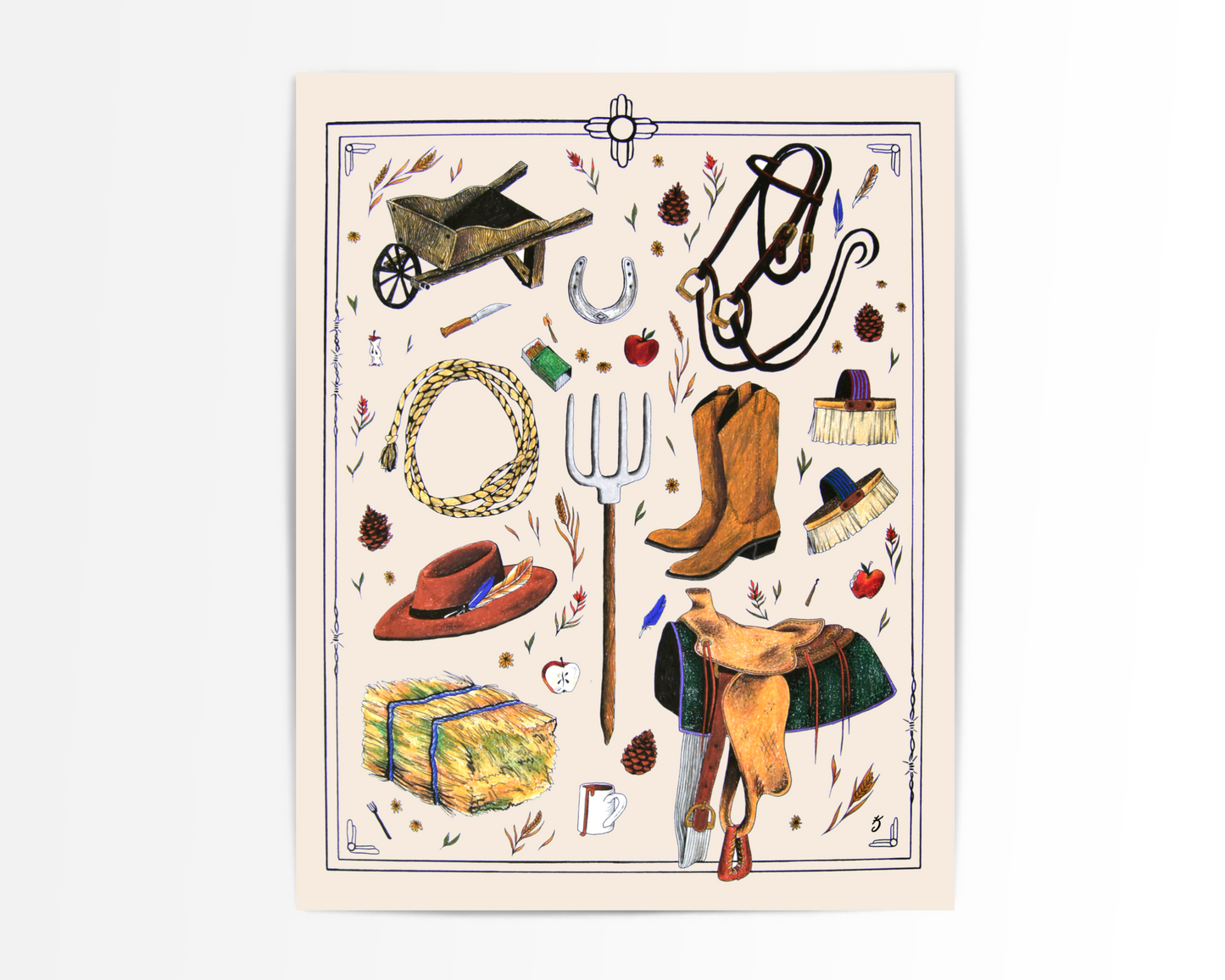 The Wrangler Art Print