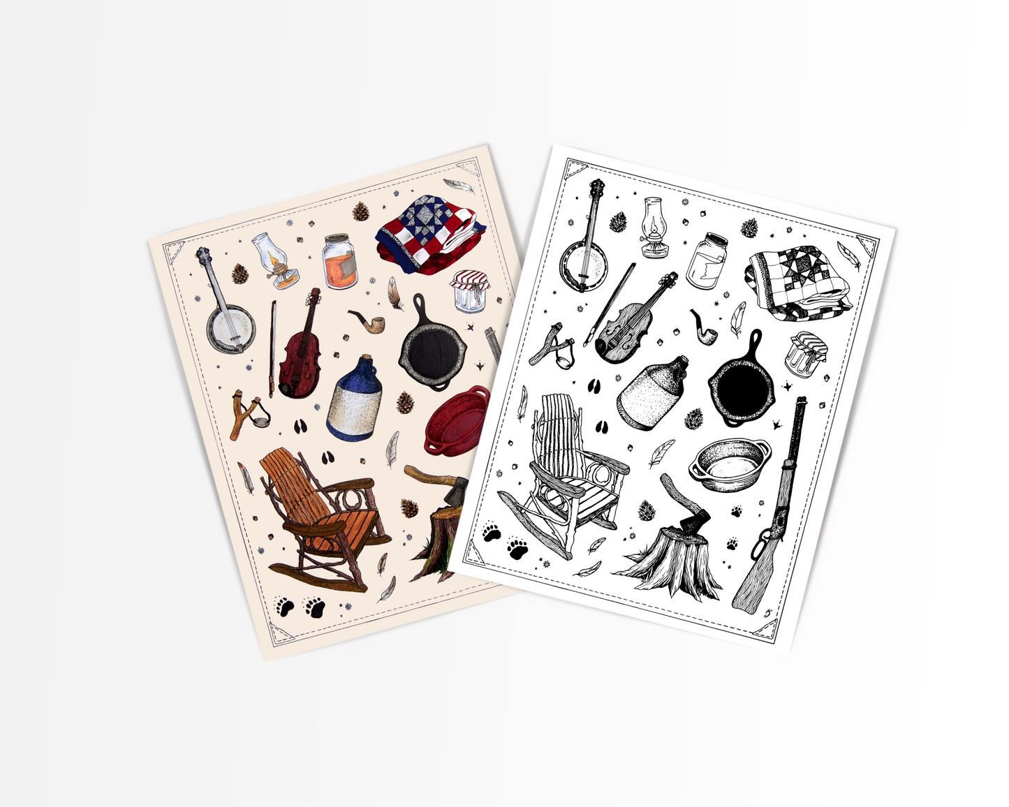 The Porch Dweller Art Print