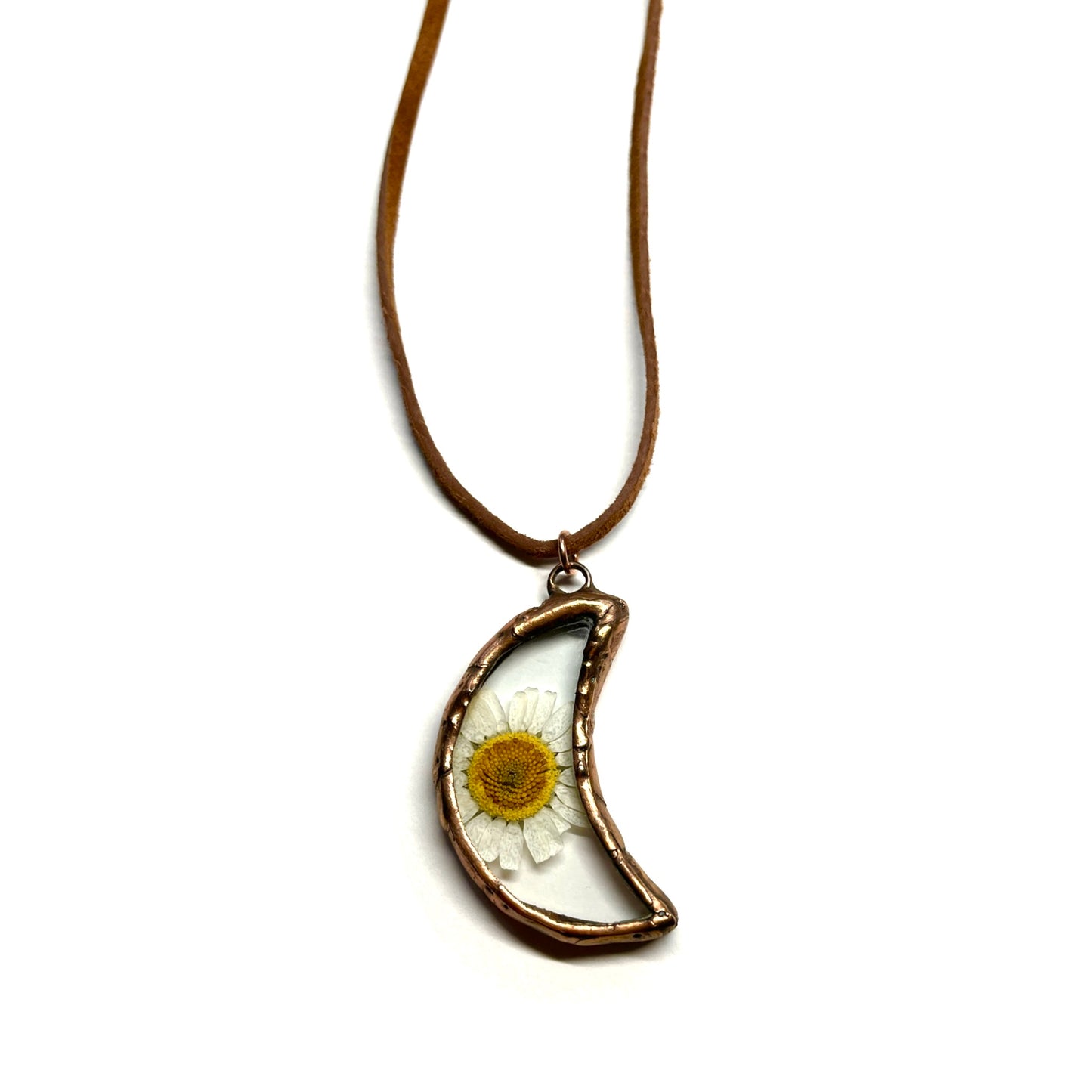 Copper Daisy Necklace