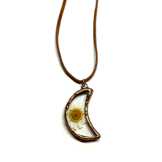 Copper Daisy Necklace
