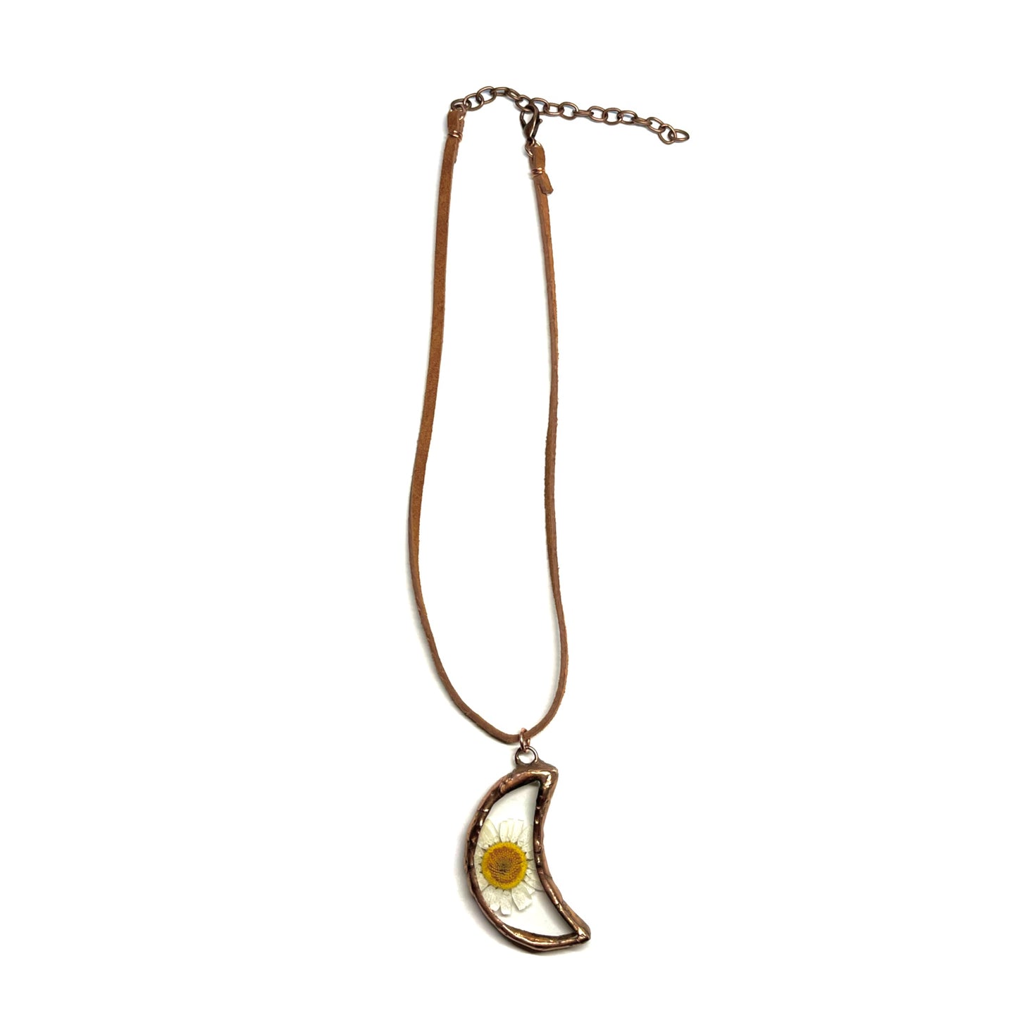 Copper Daisy Necklace