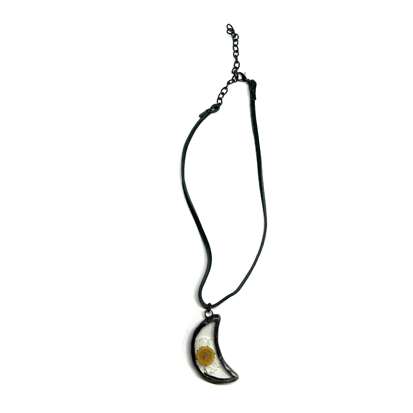 Black Daisy Necklace