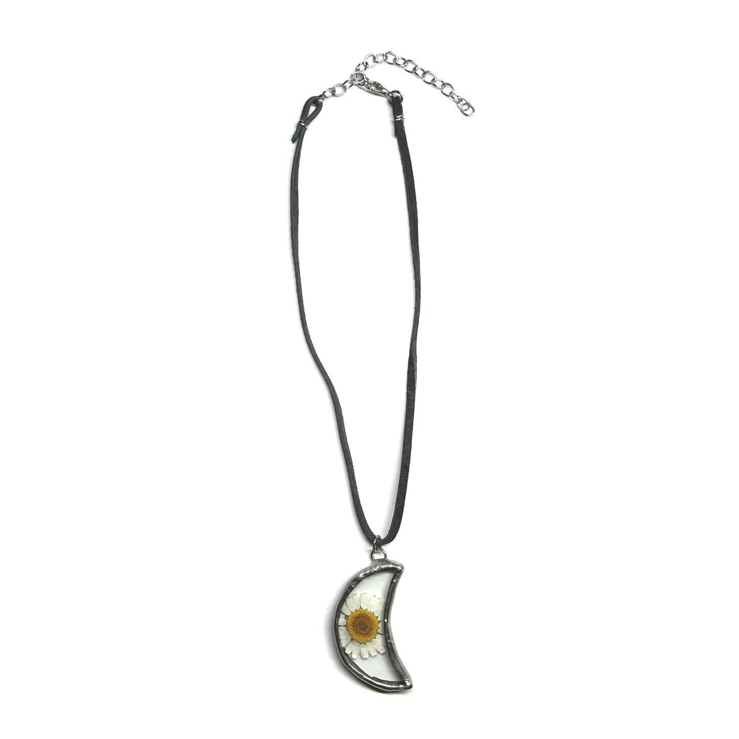 Silver Daisy Necklace