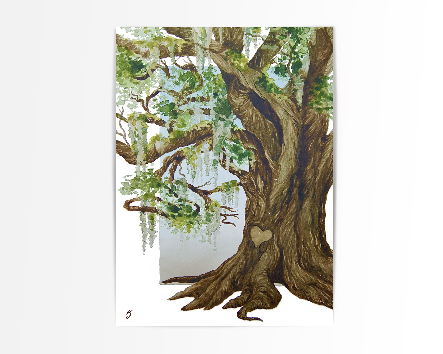 Sweetheart Tree Art Print