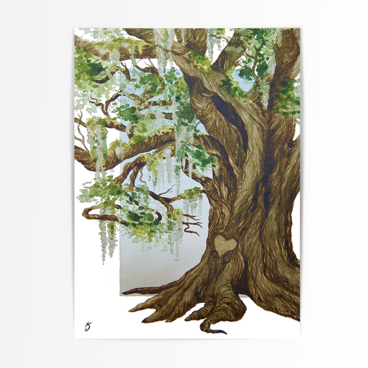 Sweetheart Tree Art Print
