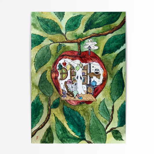 Worm Apartment Art Print