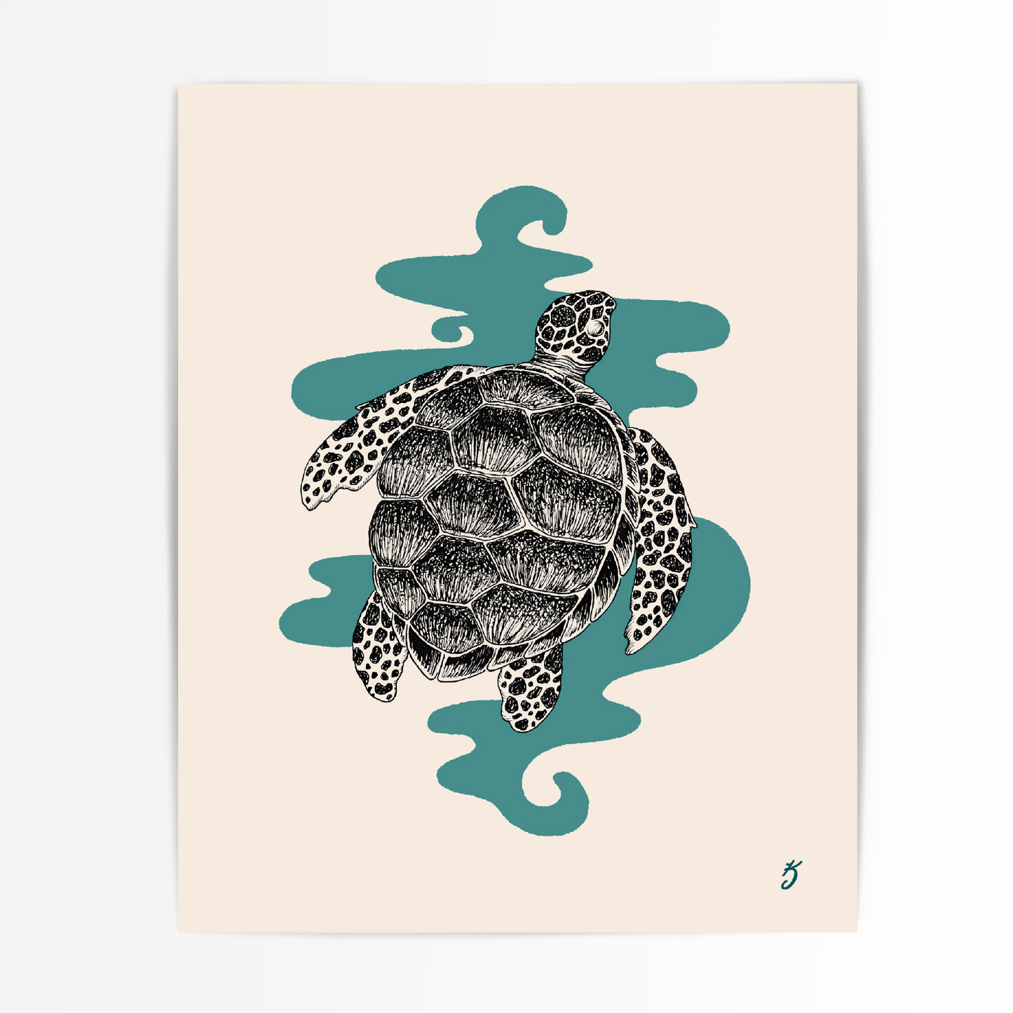 Sea Turtle Art Print