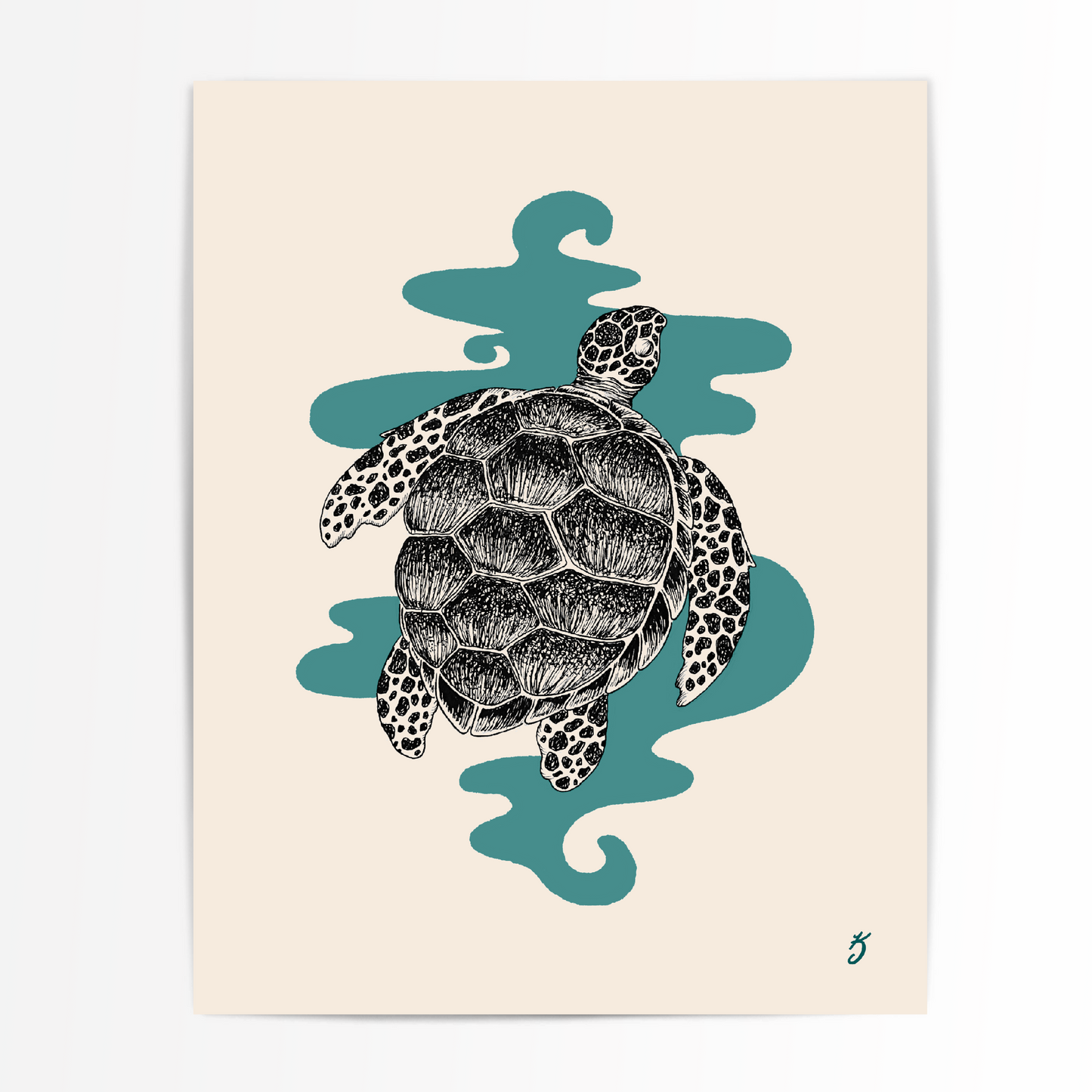 Sea Turtle Art Print
