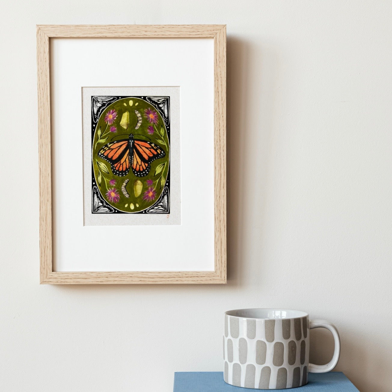 Life of the Monarch Butterfly Art Print